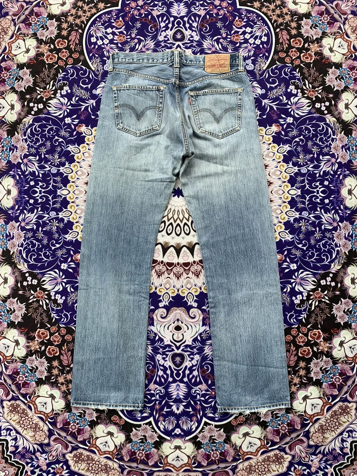 Levi's Faded Vintage Levis 501 Distresed Denim Size US 34 / EU 50 - 7 Thumbnail