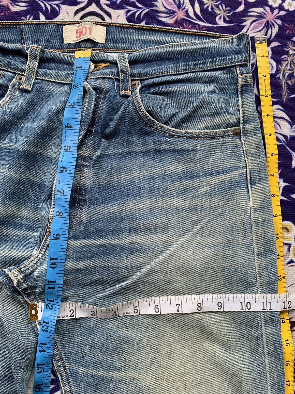 Levi's Faded Vintage Levis 501 Distressed Denim Size US 32 / EU 48 - 16 Thumbnail