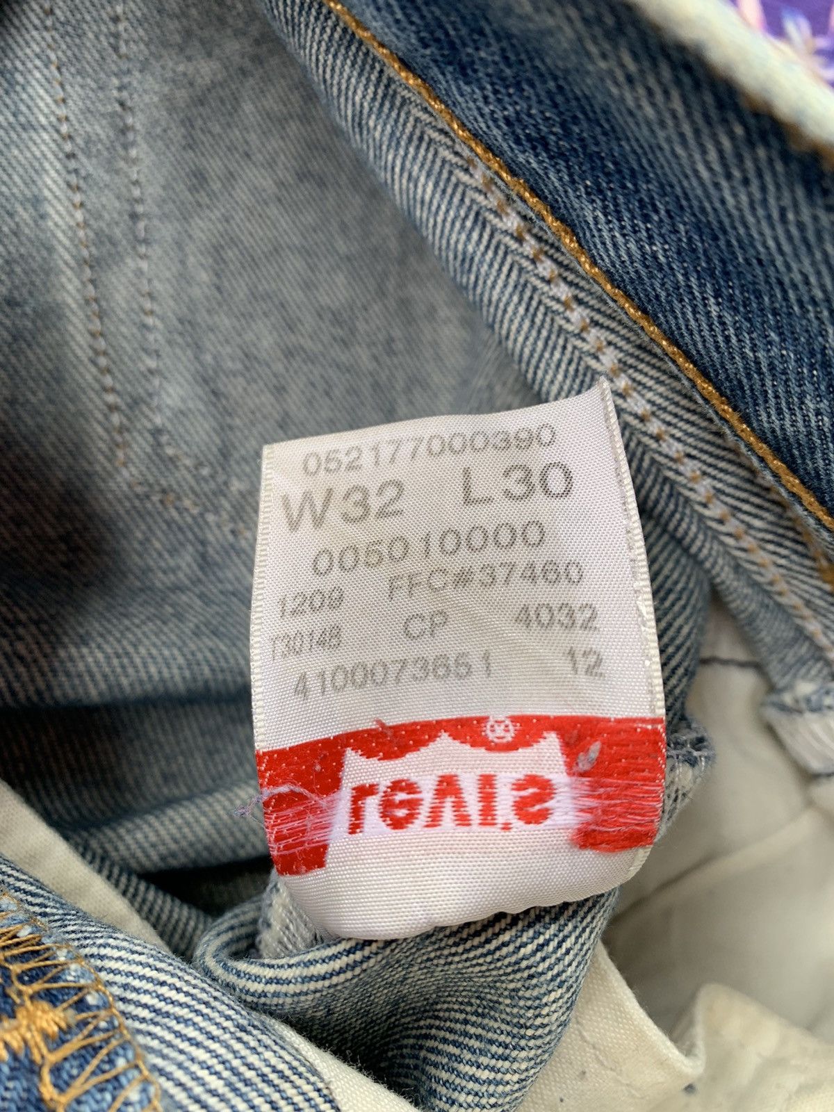 Levi's Faded Vintage Levis 501 Distressed Denim Size US 32 / EU 48 - 8 Thumbnail