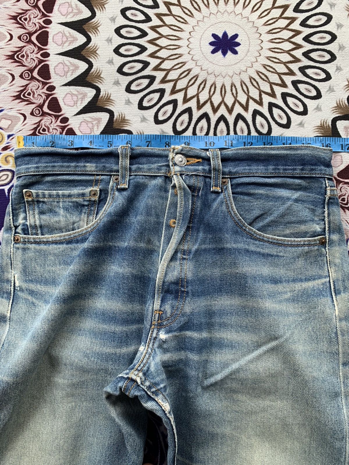 Levi's Faded Vintage Levis 501 Distressed Denim Size US 32 / EU 48 - 17 Thumbnail