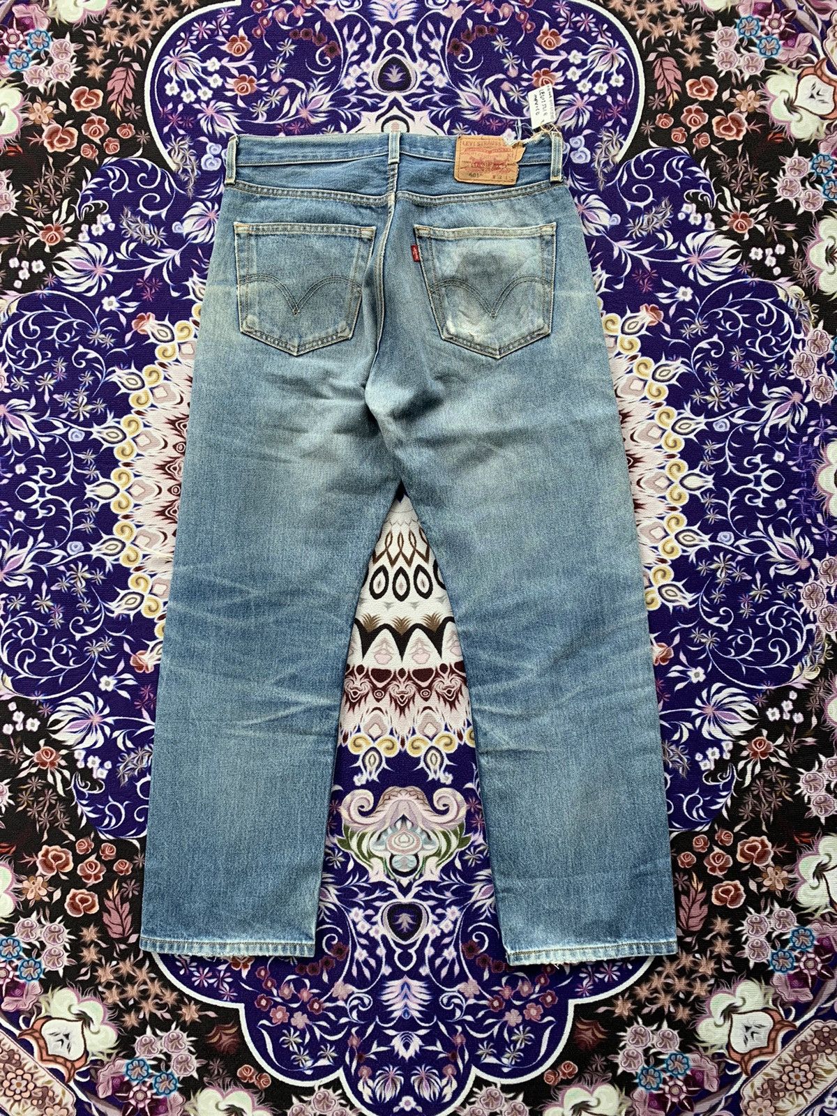 Levi's Faded Vintage Levis 501 Distressed Denim Size US 32 / EU 48 - 9 Thumbnail