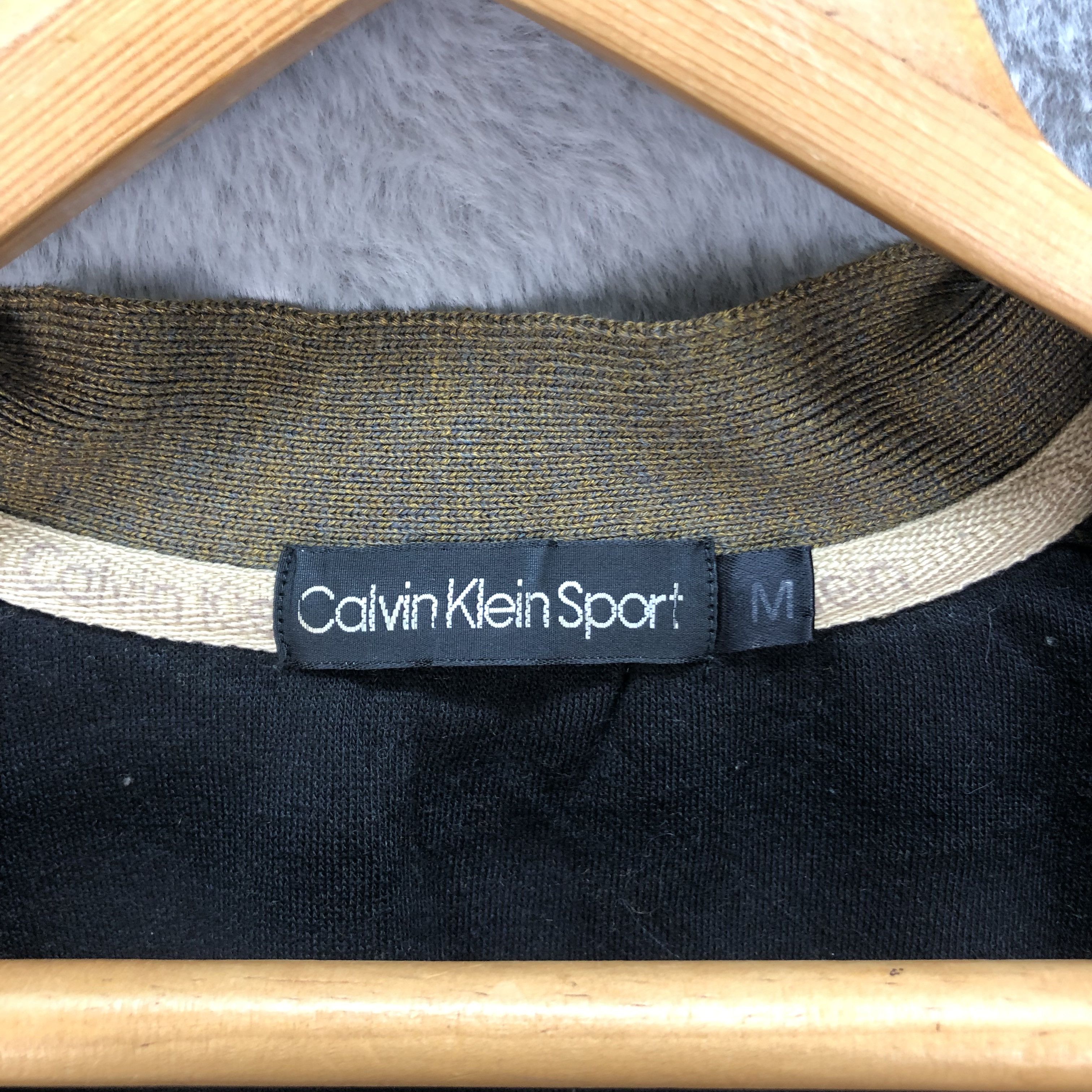 Calvin Klein Vintage Calvin Klein Sport CK Logo Fleece Cardigan #5320-184 Size US M / EU 48-50 / 2 - 8 Thumbnail