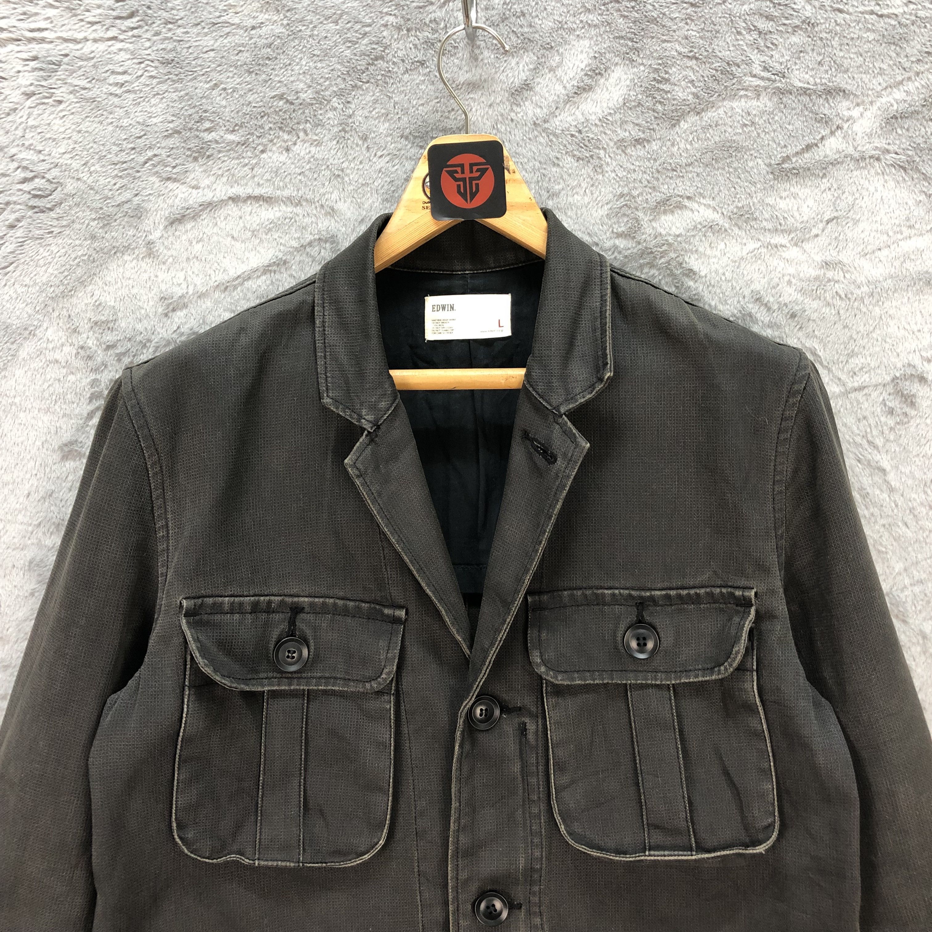 Edwin VINTAGE EDWIN FOUR POCKET CHORE JACKET #6141-219 Size US L / EU 52-54 / 3 - 2 Thumbnail