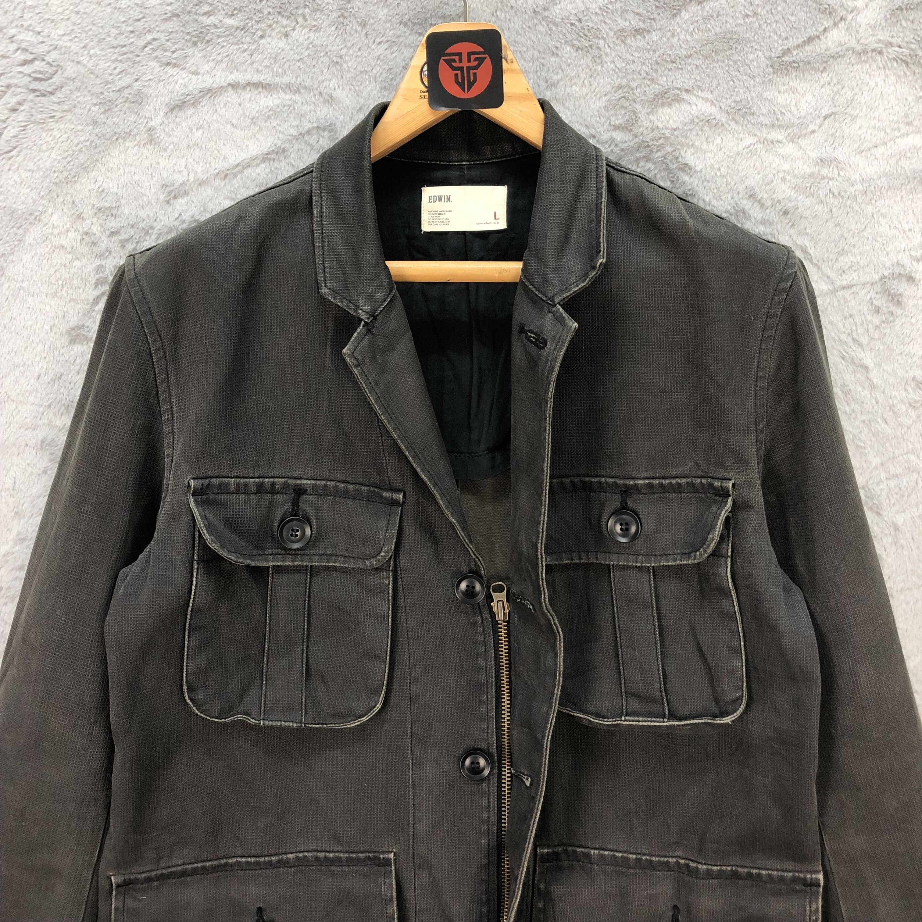 Edwin VINTAGE EDWIN FOUR POCKET CHORE JACKET #6141-219 Size US L / EU 52-54 / 3 - 6 Thumbnail