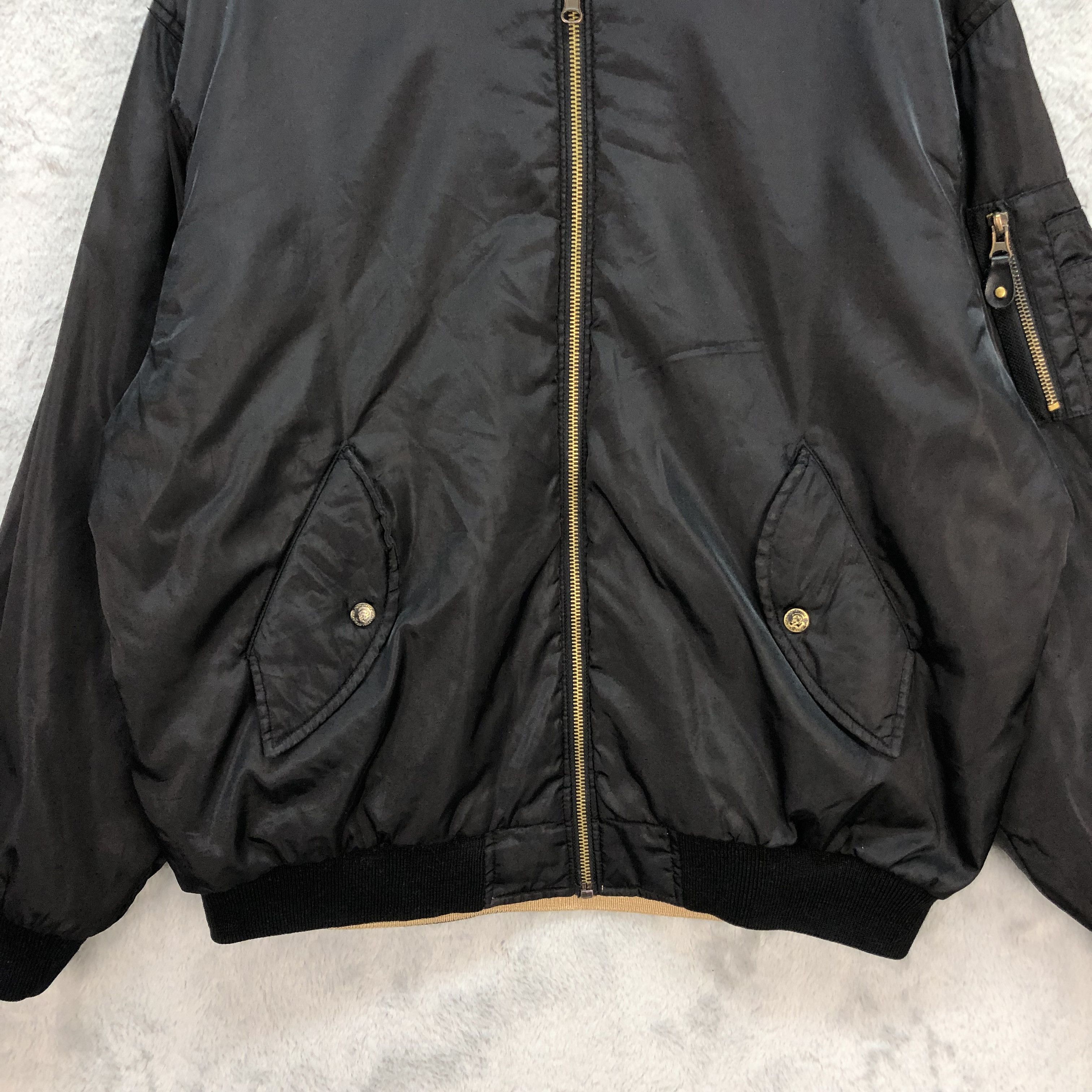 Vintage SUNTORY COFFE BOSS GOLDEN REVERSIBLE BOMBER JACKET #6162-50 Size US M / EU 48-50 / 2 - 11 Thumbnail