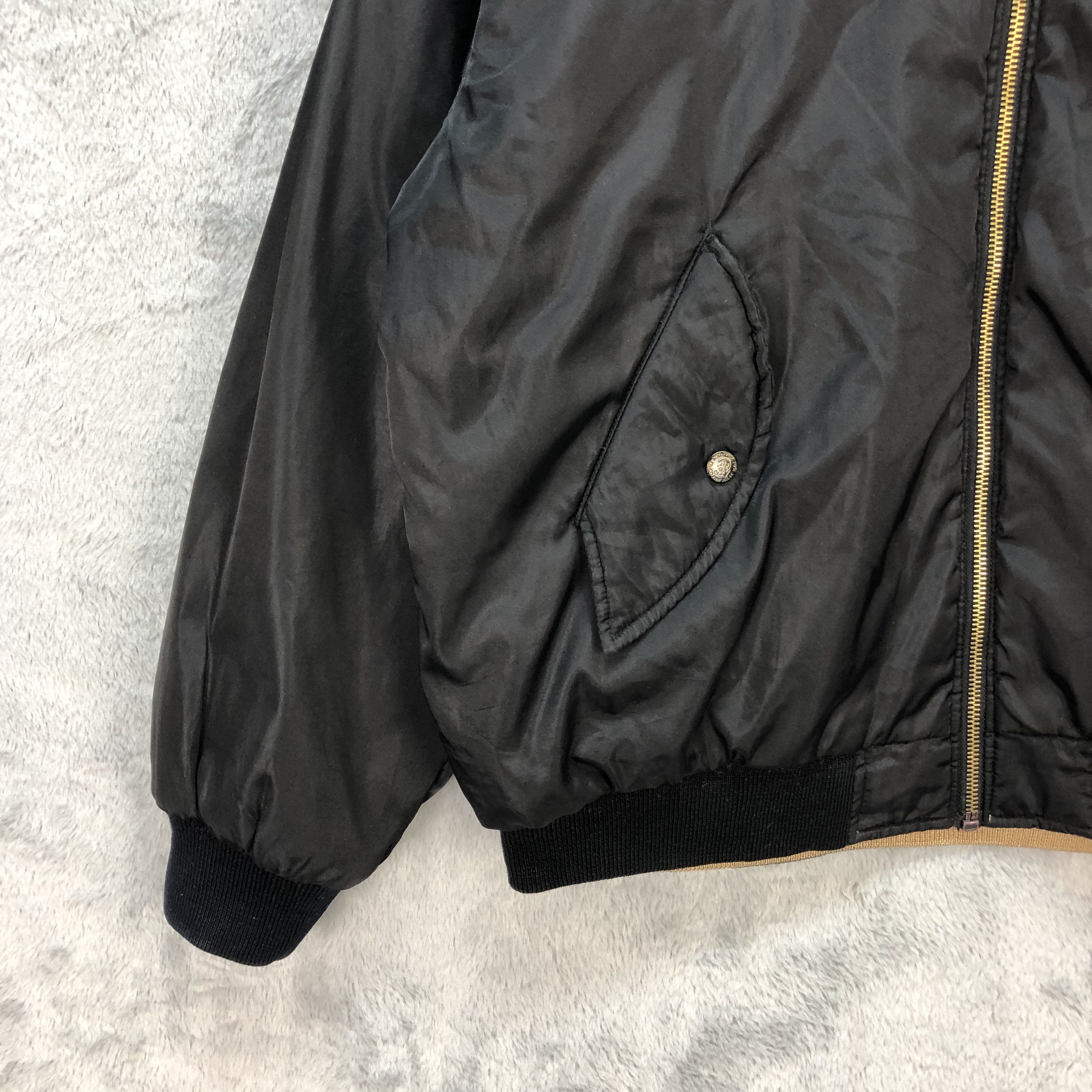 Vintage SUNTORY COFFE BOSS GOLDEN REVERSIBLE BOMBER JACKET #6162-50 Size US M / EU 48-50 / 2 - 12 Thumbnail
