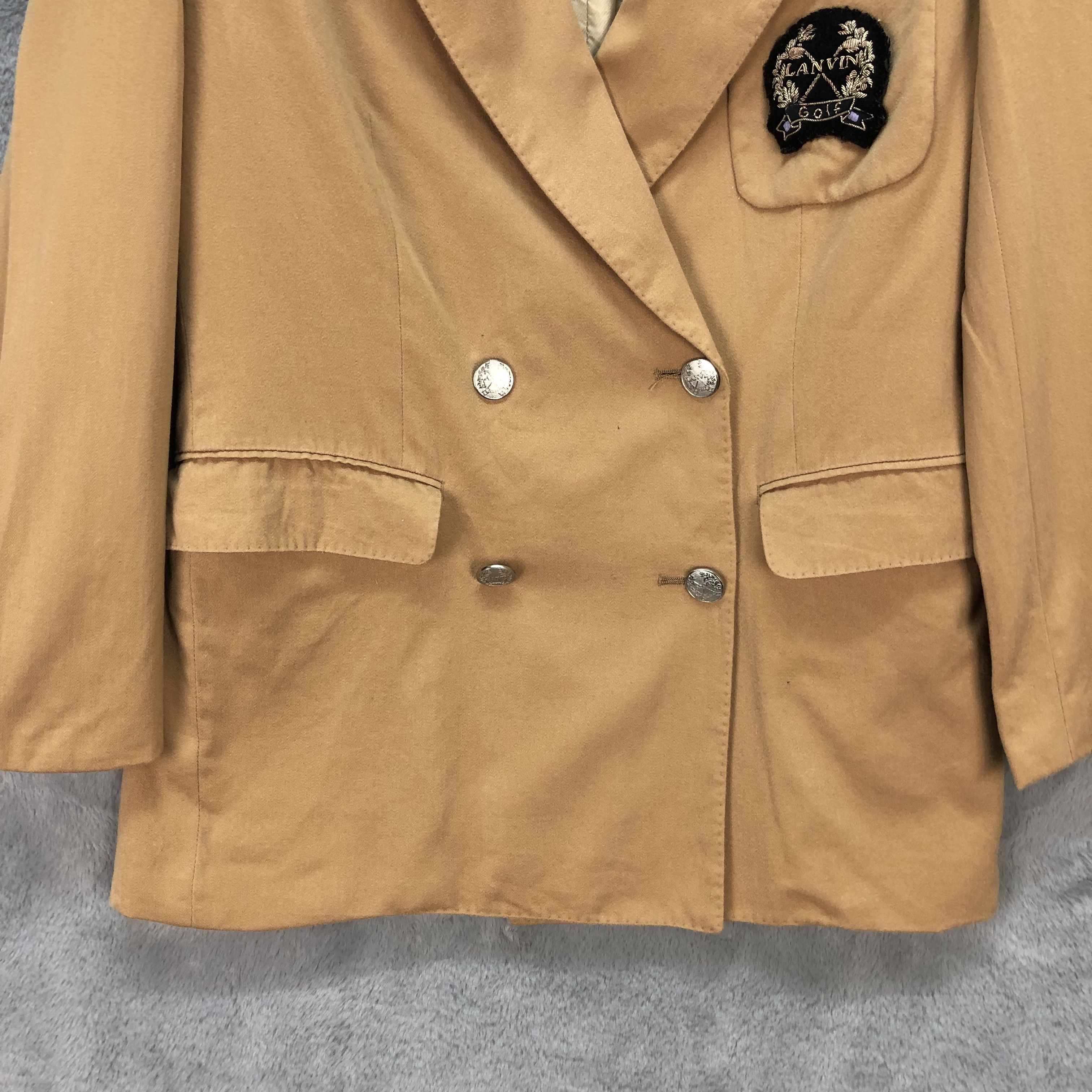 Lanvin LANVIN GOLF DOUBLE BREASTED SUIT JACKET #6139-219 Size S / US 4 / IT 40 - 4 Thumbnail