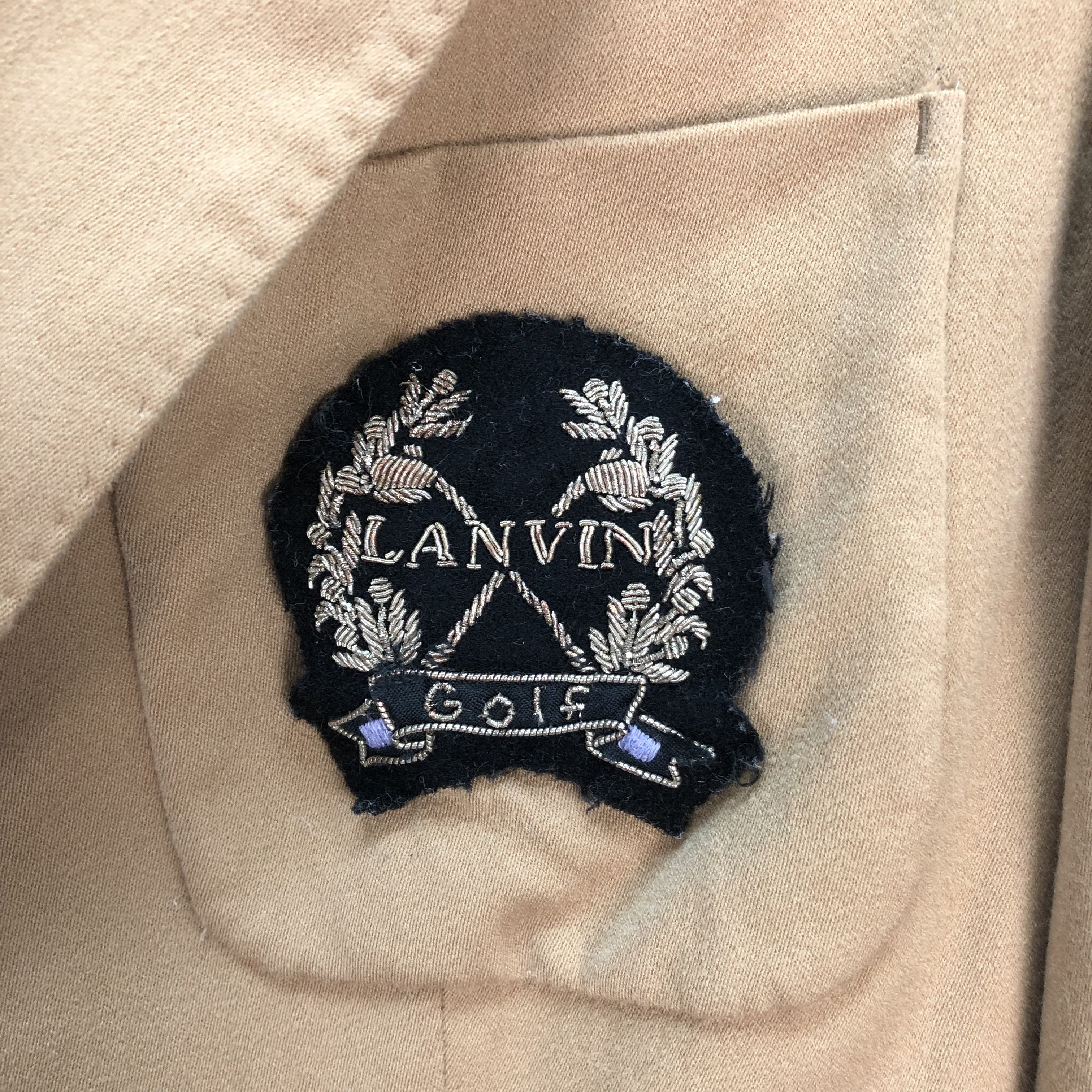 Lanvin LANVIN GOLF DOUBLE BREASTED SUIT JACKET #6139-219 Size S / US 4 / IT 40 - 3 Thumbnail