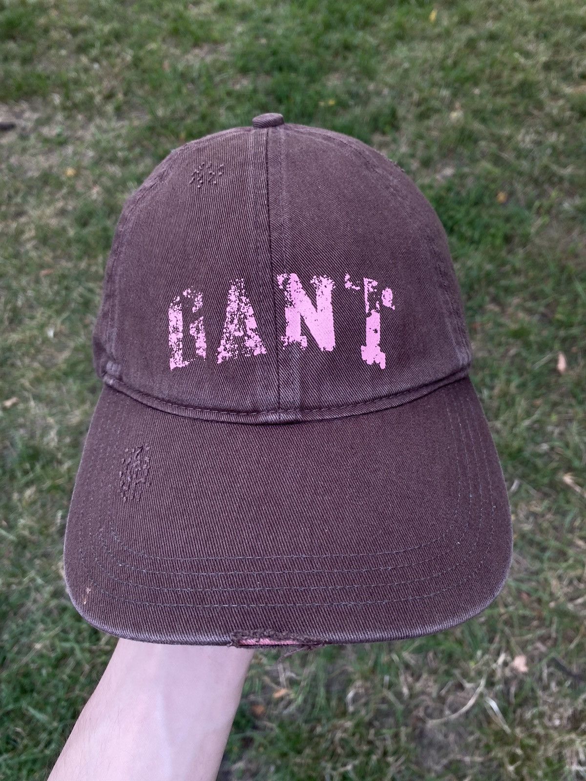 Gant Vintage Y2k Gant cap streetwear brown big logo style Size ONE SIZE - 1 Thumbnail