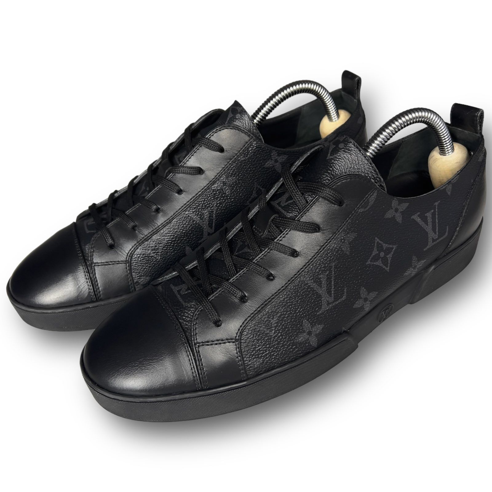 LOUIS VUITTON Monogram Match Up Sneakers 7.5 Pacific Blue 391727