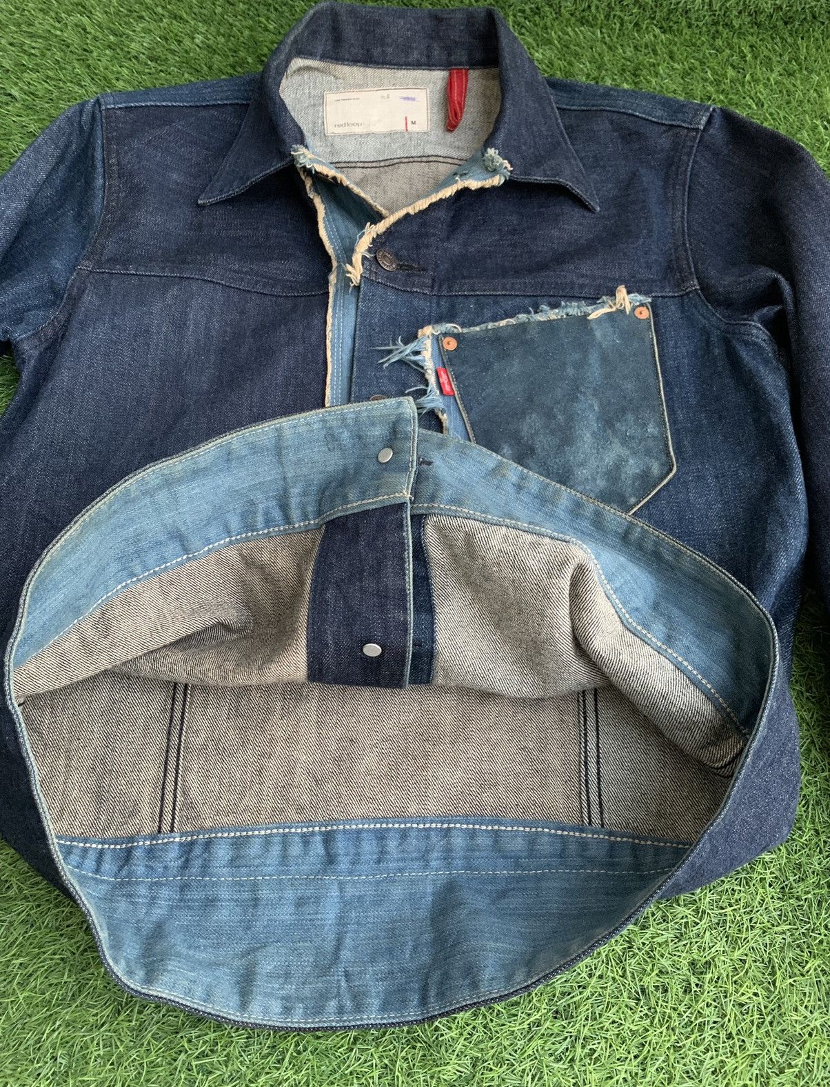 Vintage Levis Single Poket Red Loop Denim