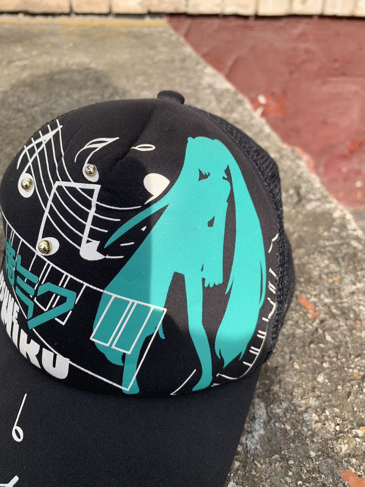 Anime Vintage Hatsune Miku Trucker Cap Size ONE SIZE - 6 Thumbnail