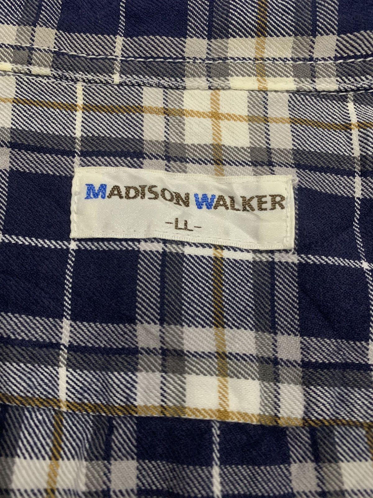 Japanese Brand Vintage Madison Walker Checked Flannel Travis Scott Style Size US L / EU 52-54 / 3 - 17 Thumbnail