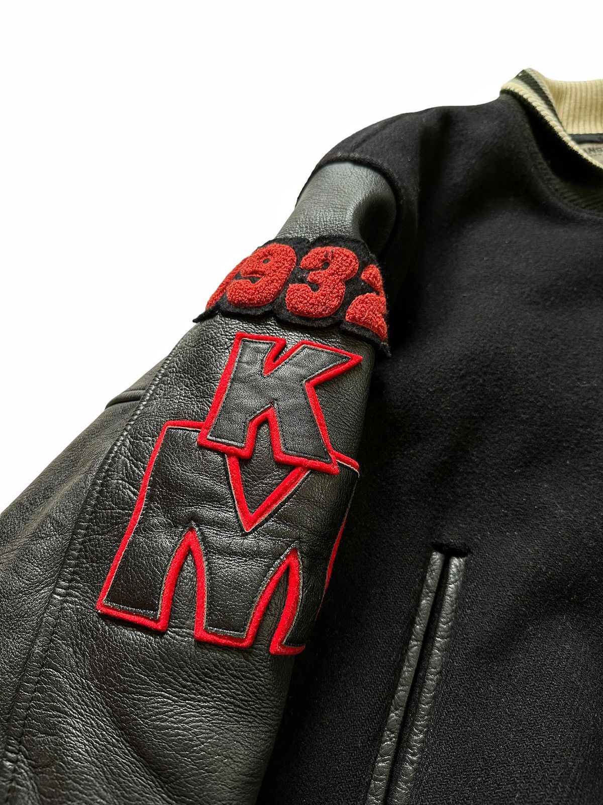 Kansai Yamamoto 1980’s 3D Metal Airplane Varsity Jacket Size US XL / EU 56 / 4 - 7 Thumbnail