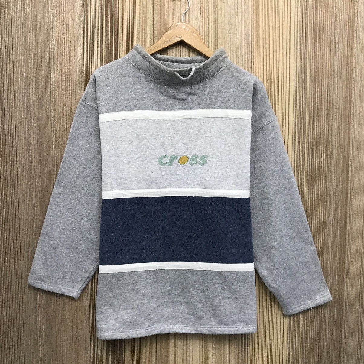 Japanese Brand × Vintage Rare!!! Vintage Cross Sweatshirt Pullover Jumper Size US L / EU 52-54 / 3 - 1 Thumbnail