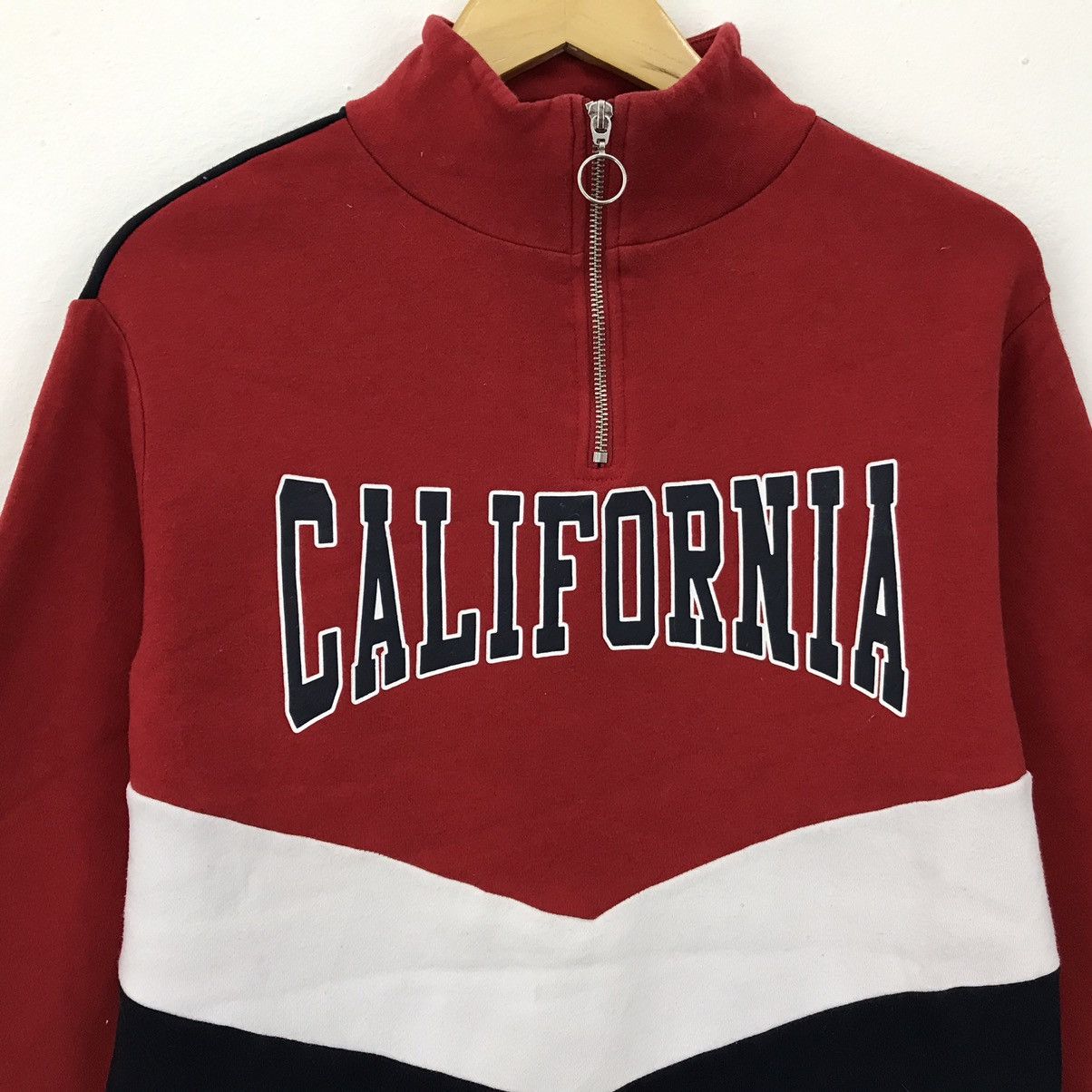 Japanese Brand × Vintage Vintage California Sweatshirt Half Zip Pullover Jumper Size US M / EU 48-50 / 2 - 2 Thumbnail