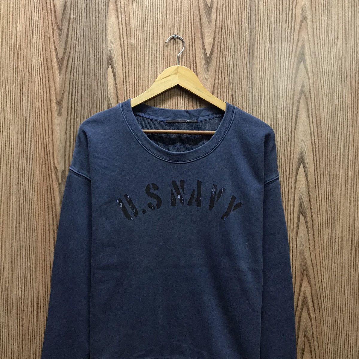 Japanese Brand × Vintage Vintage US Navy Sweatshirt CrewNeck Size US M / EU 48-50 / 2 - 2 Thumbnail
