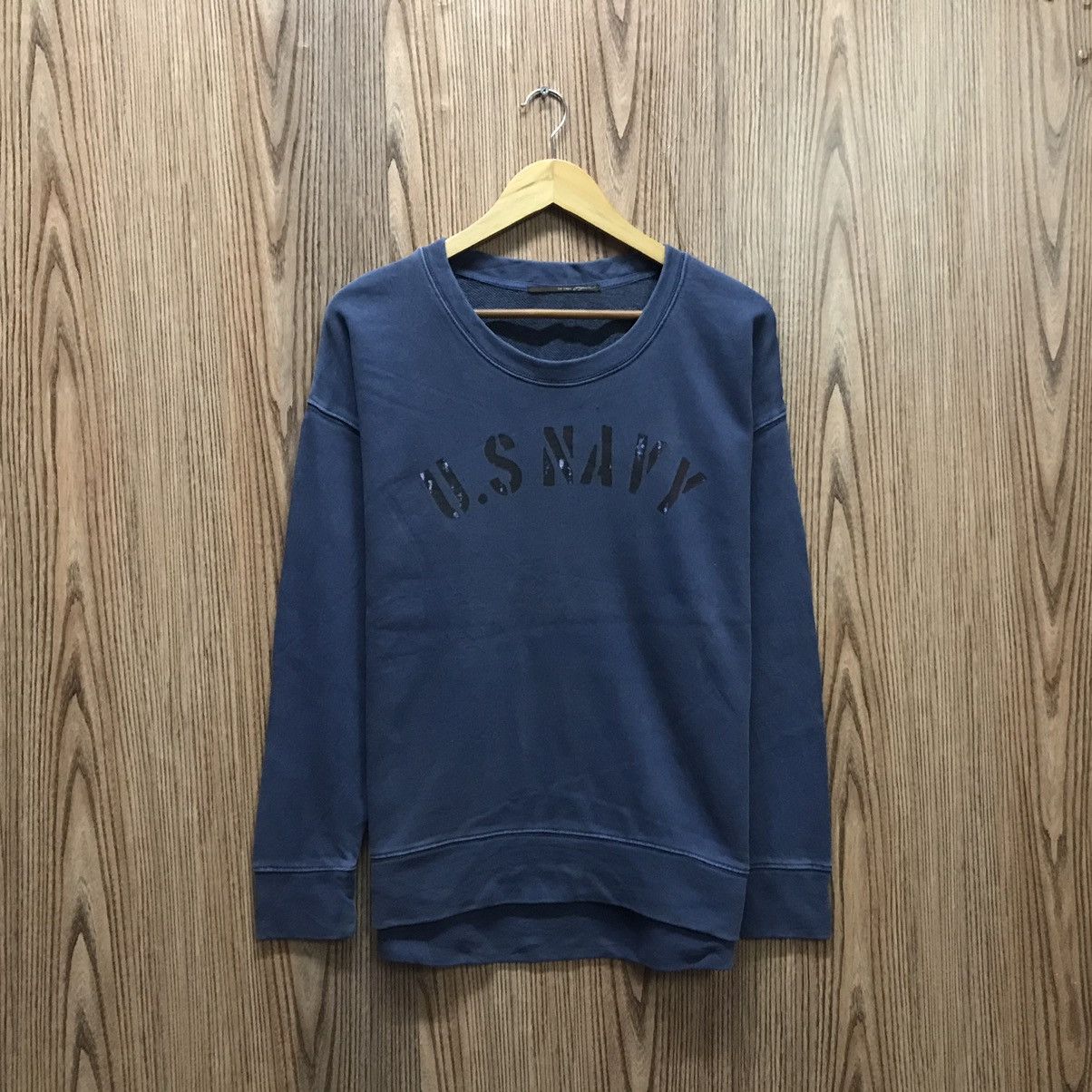 Japanese Brand × Vintage Vintage US Navy Sweatshirt CrewNeck Size US M / EU 48-50 / 2 - 1 Thumbnail