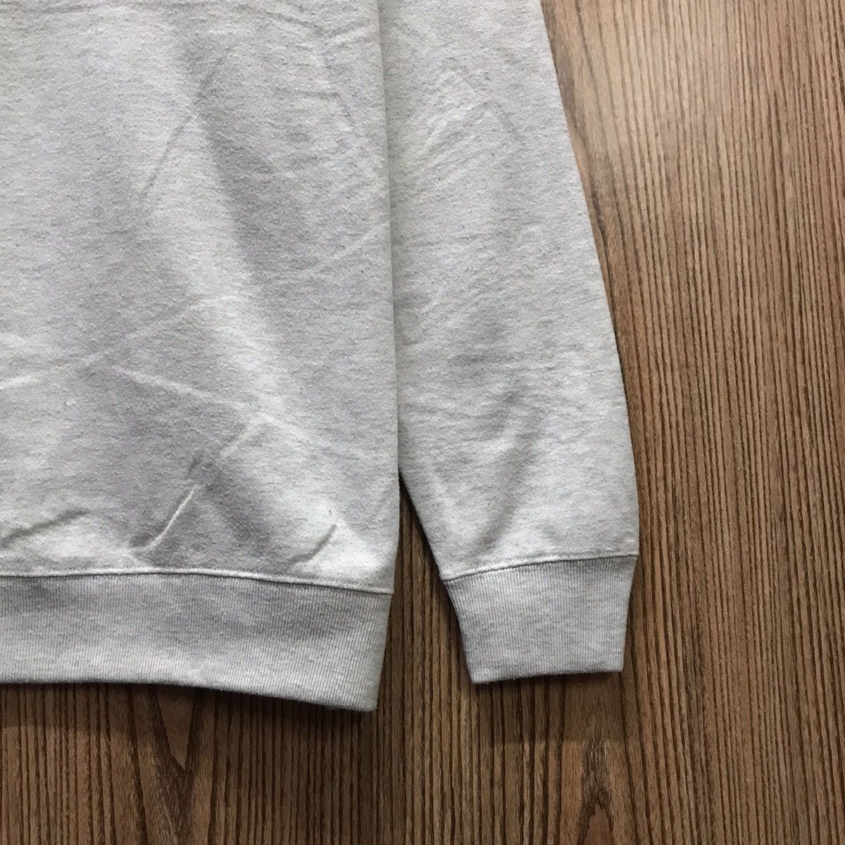 Japanese Brand × Vintage Vintage Navy Sweatshirt CrewNeck Big Logo Embroidery NAVY Size US M / EU 48-50 / 2 - 5 Thumbnail