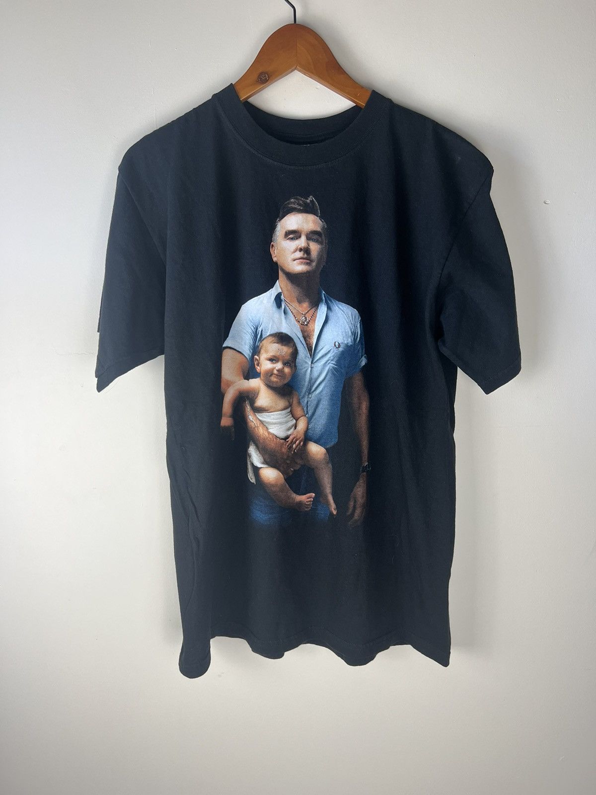image of 2009 Morrissey Tour Of Refusal Tee in Black, Men's (Size Large)
