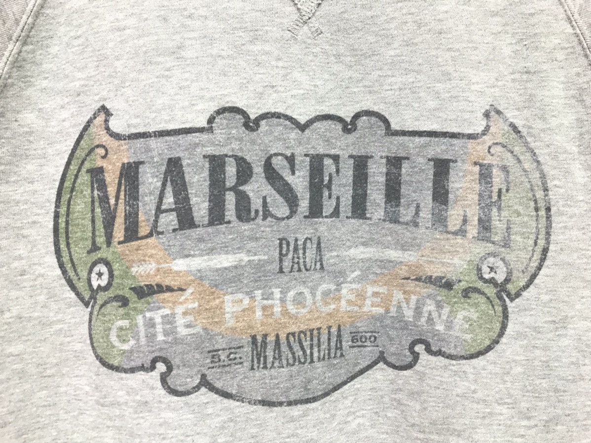 Vintage Vintage MARSEILLE France Big Logo Sweatshirt Size US M / EU 48-50 / 2 - 3 Thumbnail