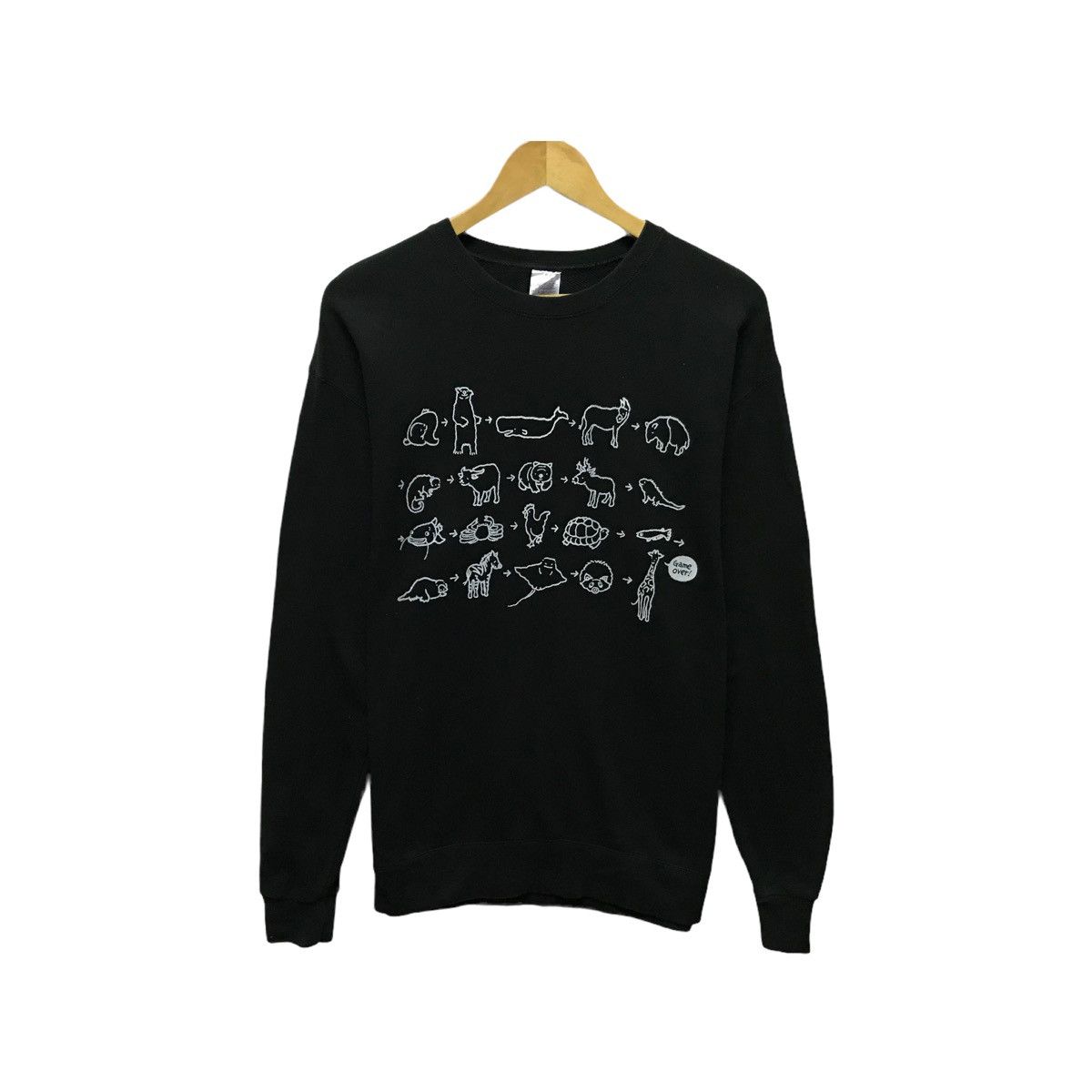 Vintage Vintage Animals Sweatshirt Crewneck Pullover Jumper Size US M / EU 48-50 / 2 - 1 Thumbnail