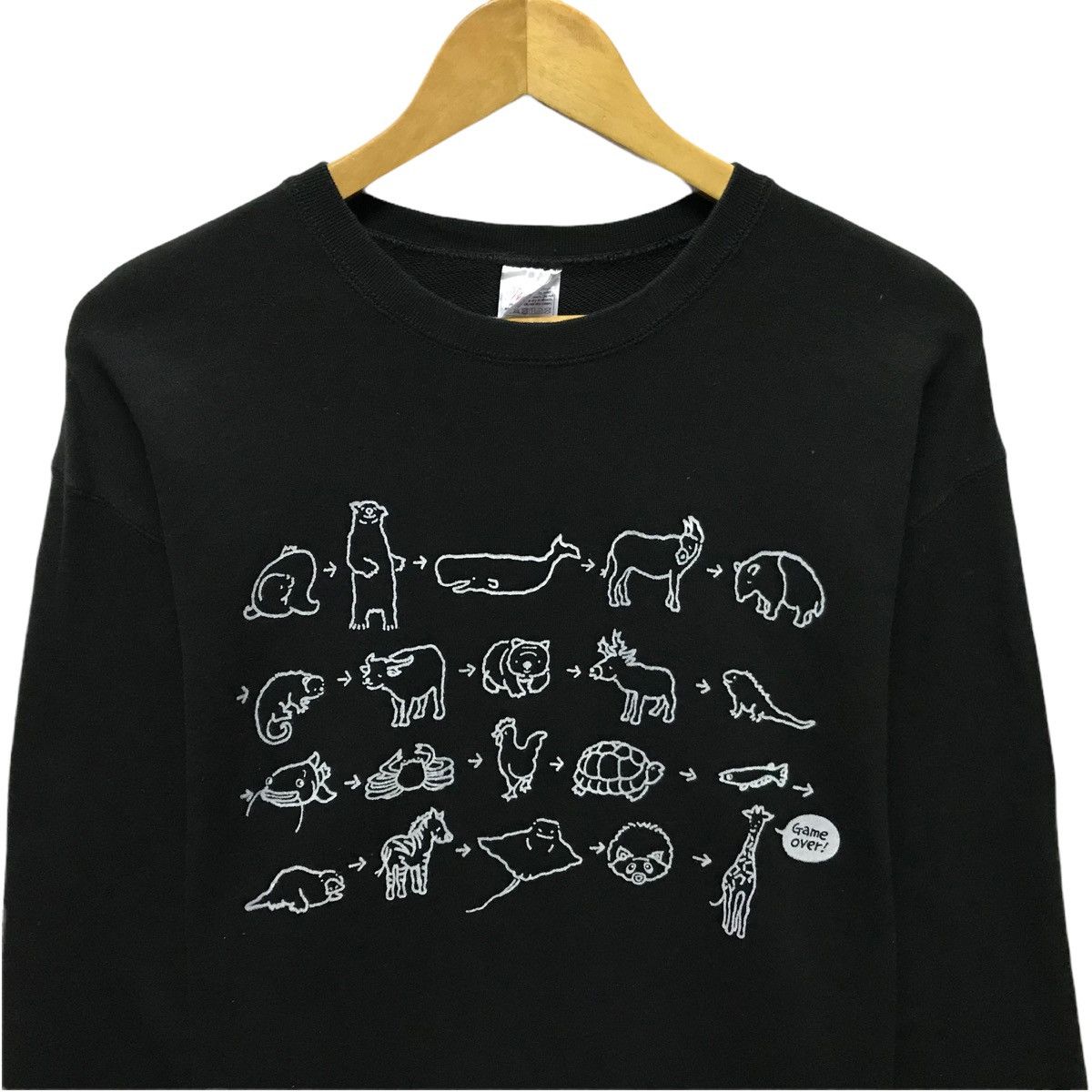 Vintage Vintage Animals Sweatshirt Crewneck Pullover Jumper Size US M / EU 48-50 / 2 - 2 Thumbnail