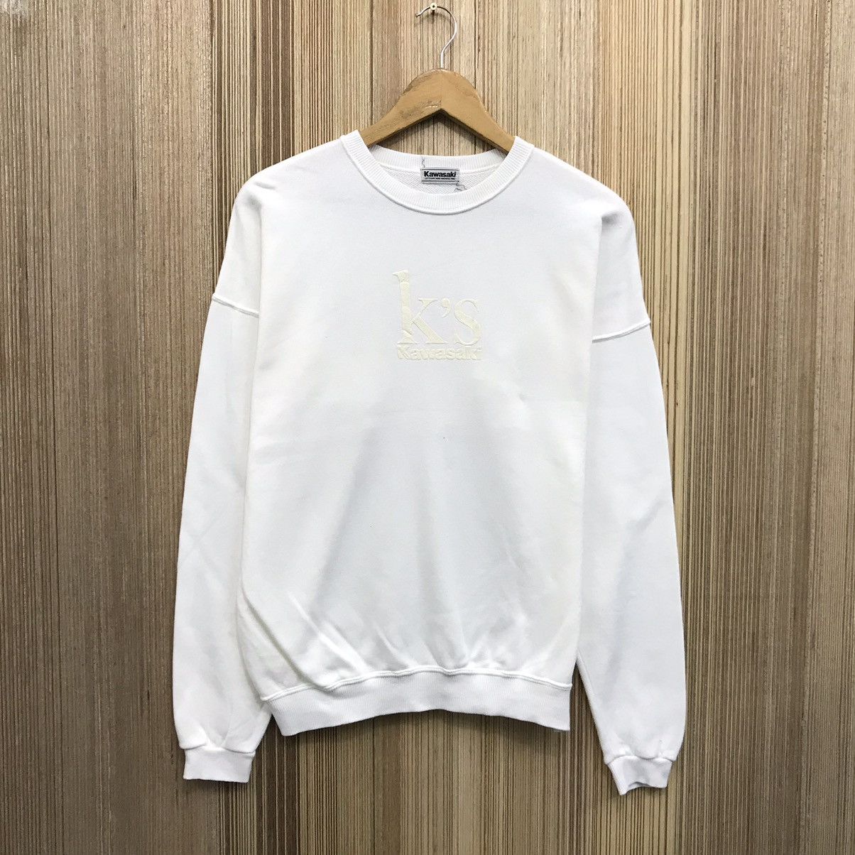 Japanese Brand × Sports Specialties Rare!!! Vintage Kawasaki Logo Sweatshirt Pullover Jumper Size US M / EU 48-50 / 2 - 1 Thumbnail