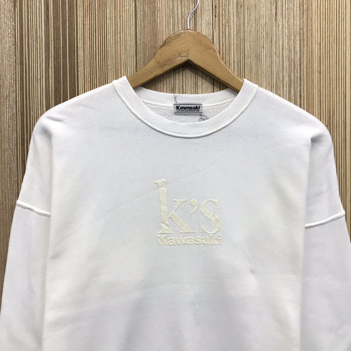 Japanese Brand × Sports Specialties Rare!!! Vintage Kawasaki Logo Sweatshirt Pullover Jumper Size US M / EU 48-50 / 2 - 2 Thumbnail