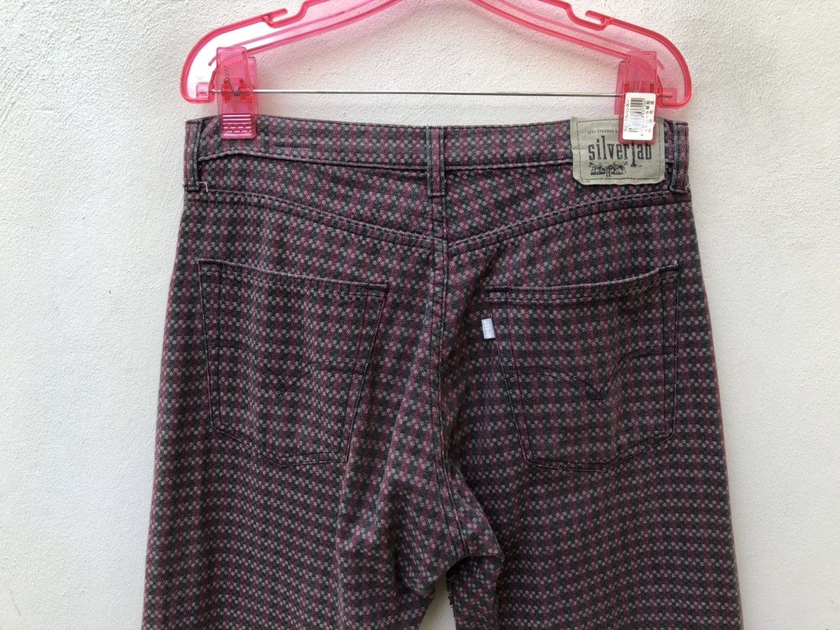 Levi's Vintage 90s Levi’s Silvertab Boy’s Cut Embroidery Checkered Size US 30 / EU 46 - 15 Thumbnail