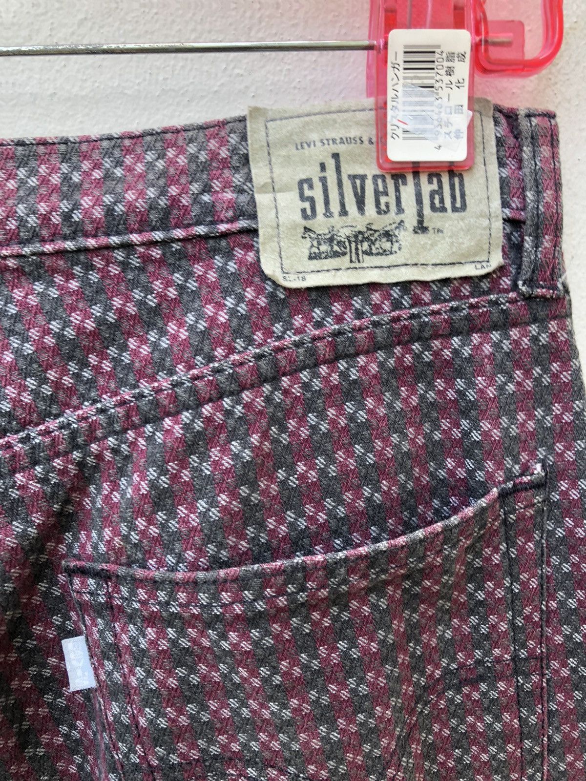 Levi's Vintage 90s Levi’s Silvertab Boy’s Cut Embroidery Checkered Size US 30 / EU 46 - 16 Thumbnail