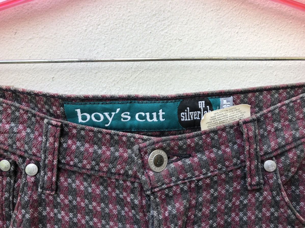 Levi's Vintage 90s Levi’s Silvertab Boy’s Cut Embroidery Checkered Size US 30 / EU 46 - 8 Thumbnail