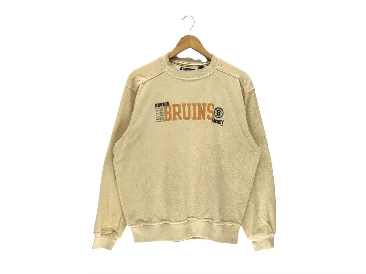 NHL × Vintage Vintage Boston Bruin NHL Hockey Ice Sweatshirt Size US M / EU 48-50 / 2 - 1 Thumbnail
