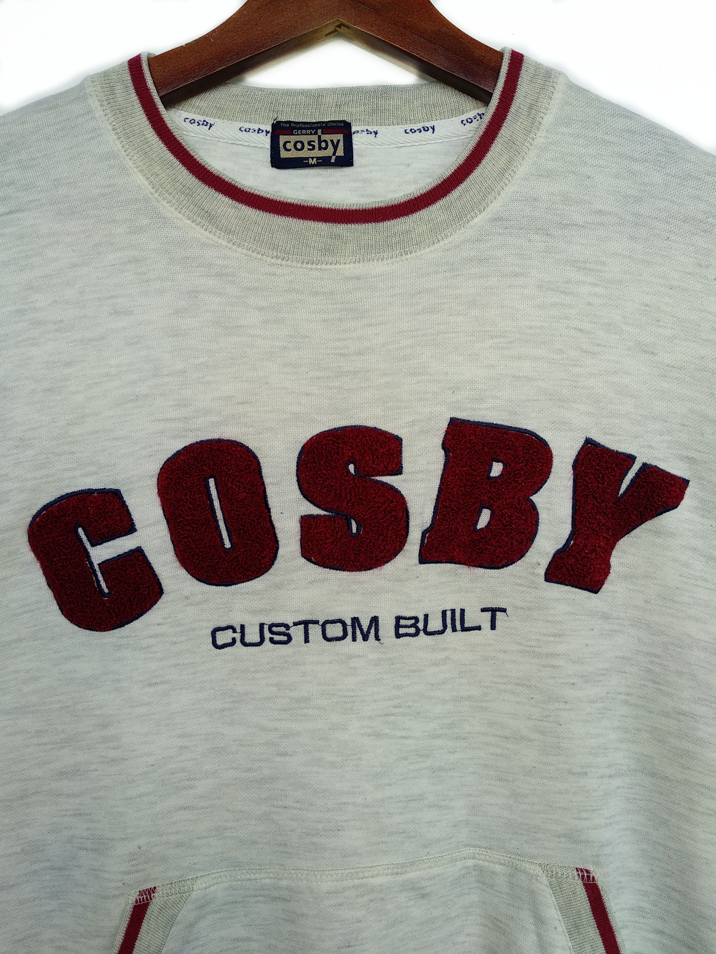 Vintage Vintage Cosby Spell Out Sweatshirt/Size M/Gray Colour. Size US M / EU 48-50 / 2 - 2 Thumbnail