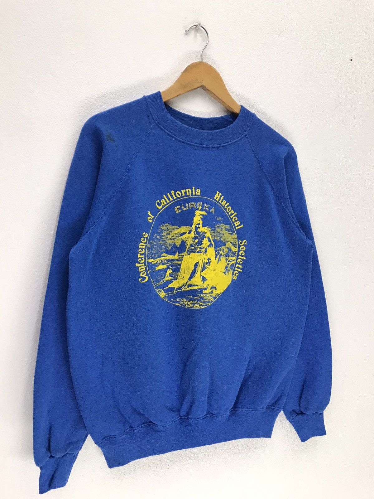 Hanes × Vintage Vintage 80 California Historical Societies Sweatshirt Size US M / EU 48-50 / 2 - 5 Thumbnail
