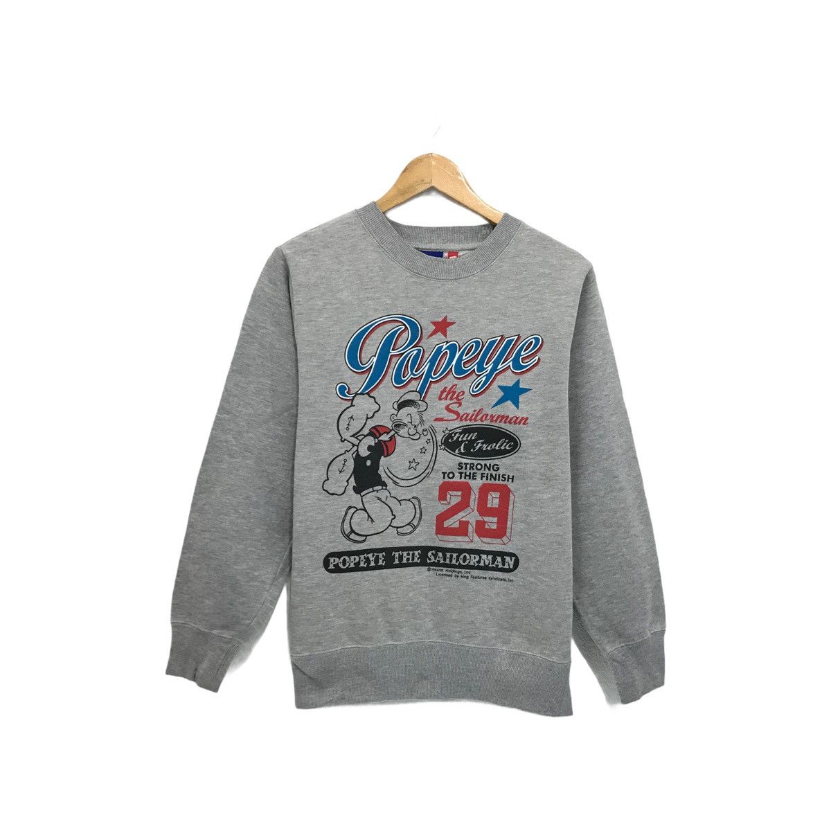 Cartoon Network × Japanese Brand Vintage Popeye Sweatshirt Pullover Jumper Sweater Size US M / EU 48-50 / 2 - 1 Thumbnail