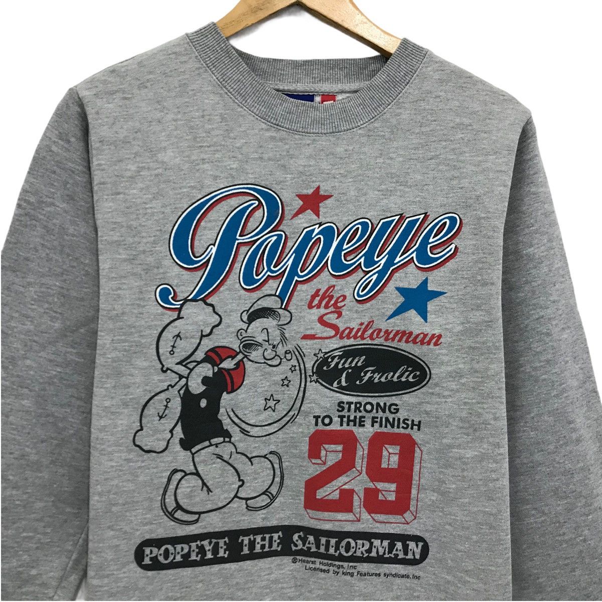 Cartoon Network × Japanese Brand Vintage Popeye Sweatshirt Pullover Jumper Sweater Size US M / EU 48-50 / 2 - 2 Thumbnail