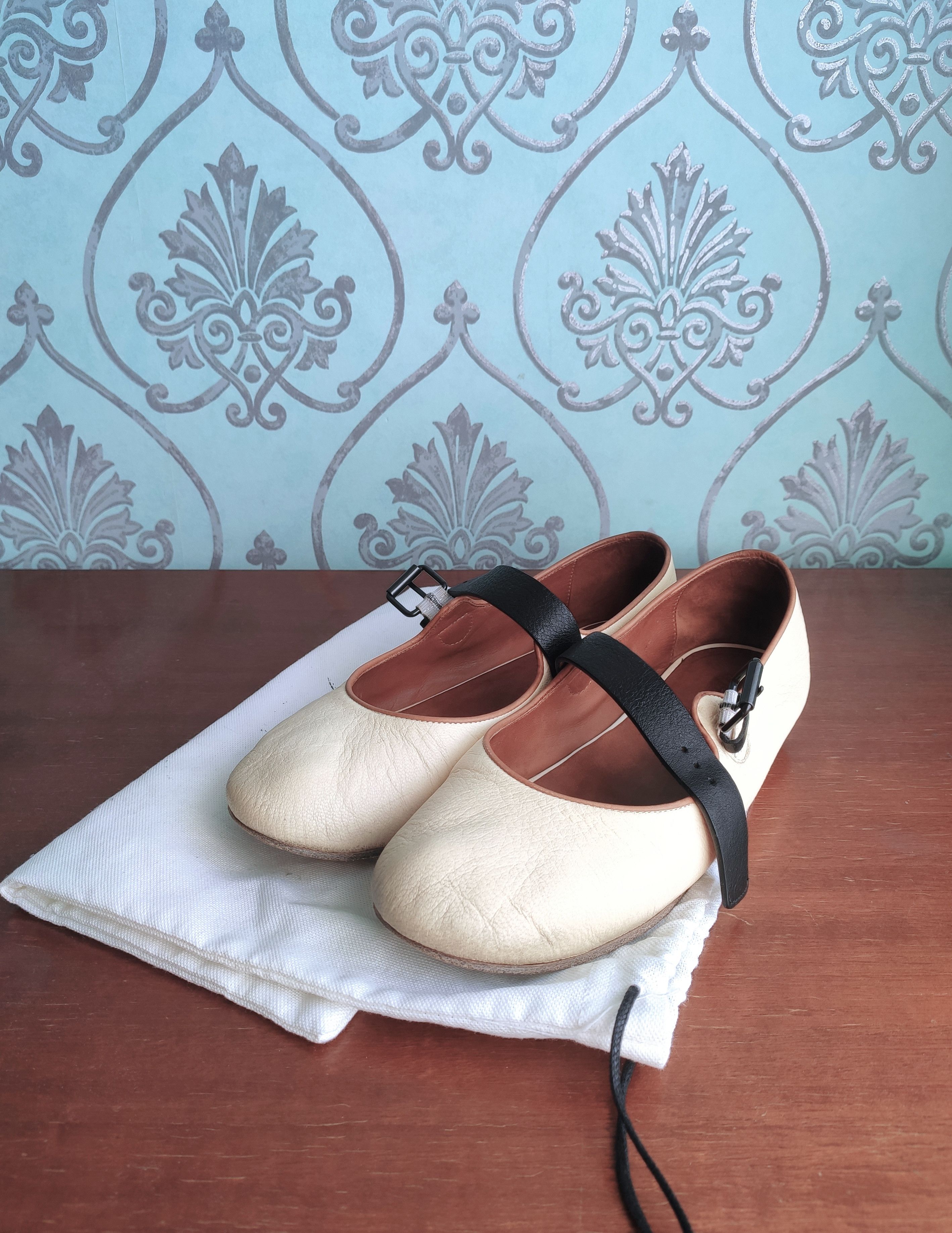 Marsell Buckle ballerinas.Like GUIDI or Uma Wang Size US 7 / IT 37 - 2 Thumbnail