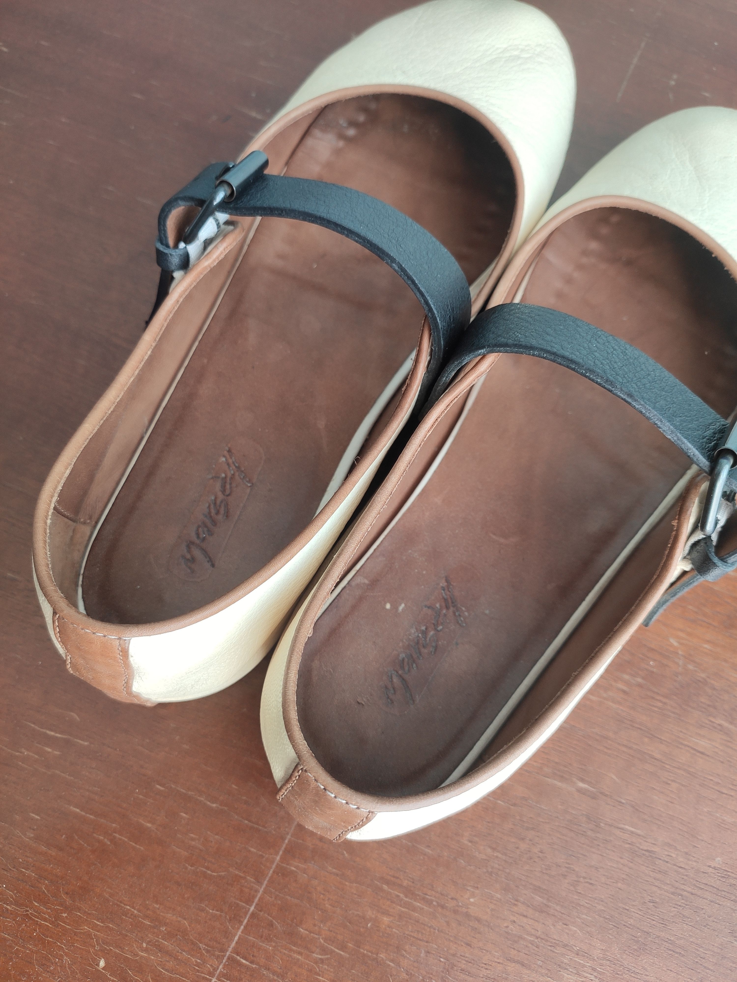 Marsell Buckle ballerinas.Like GUIDI or Uma Wang Size US 7 / IT 37 - 6 Thumbnail