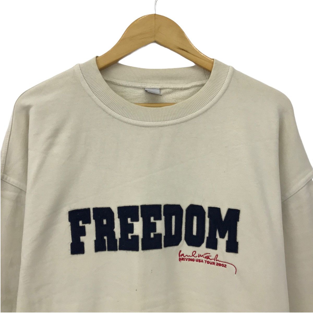 Japanese Brand × Vintage Vintage Freedom Sweatshirt CrewNeck Pullover Jumper Size US XL / EU 56 / 4 - 2 Thumbnail