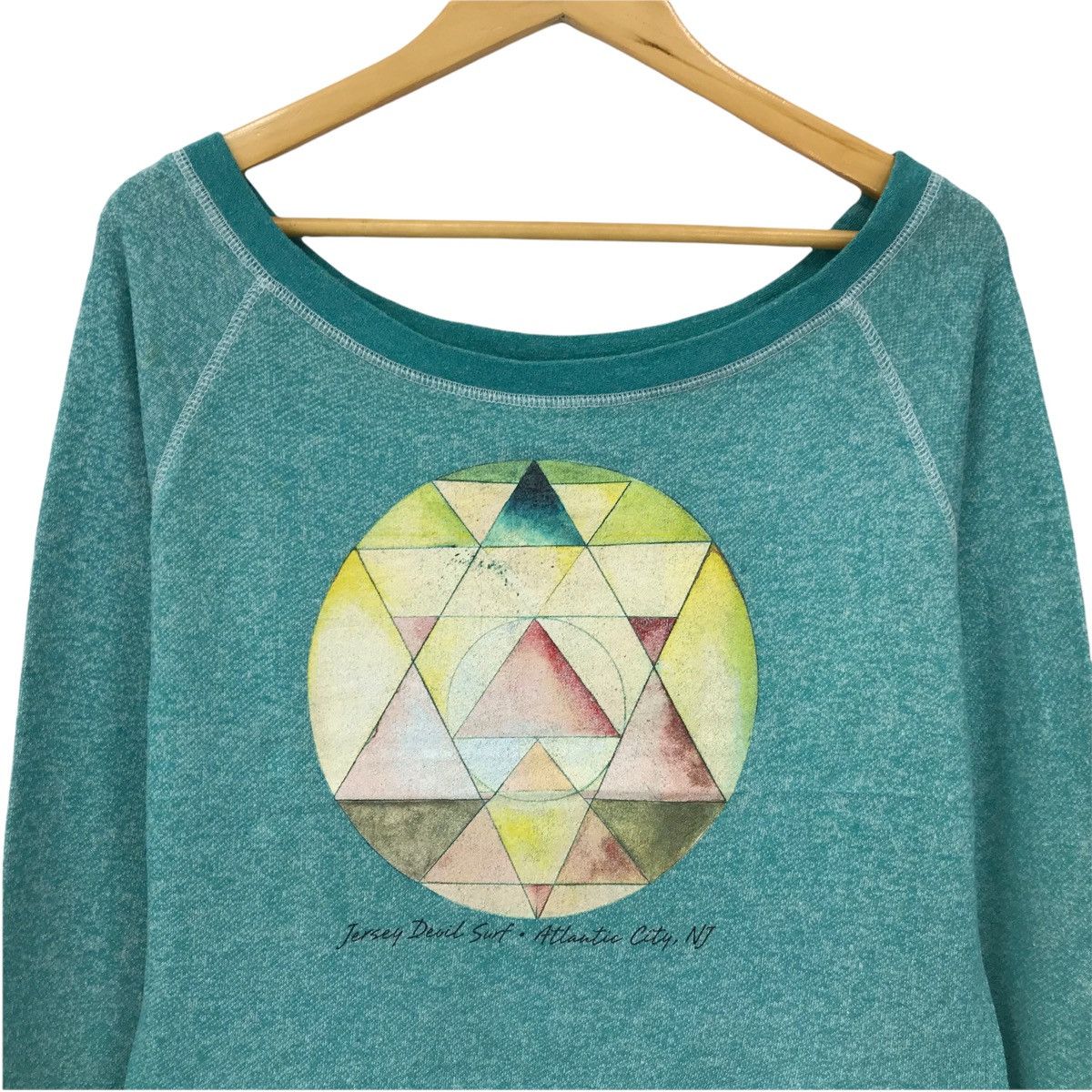 Vintage Vintage Coastal Classics Art Crop Top Sweatshirt Pullover Size US S / EU 44-46 / 1 - 2 Thumbnail