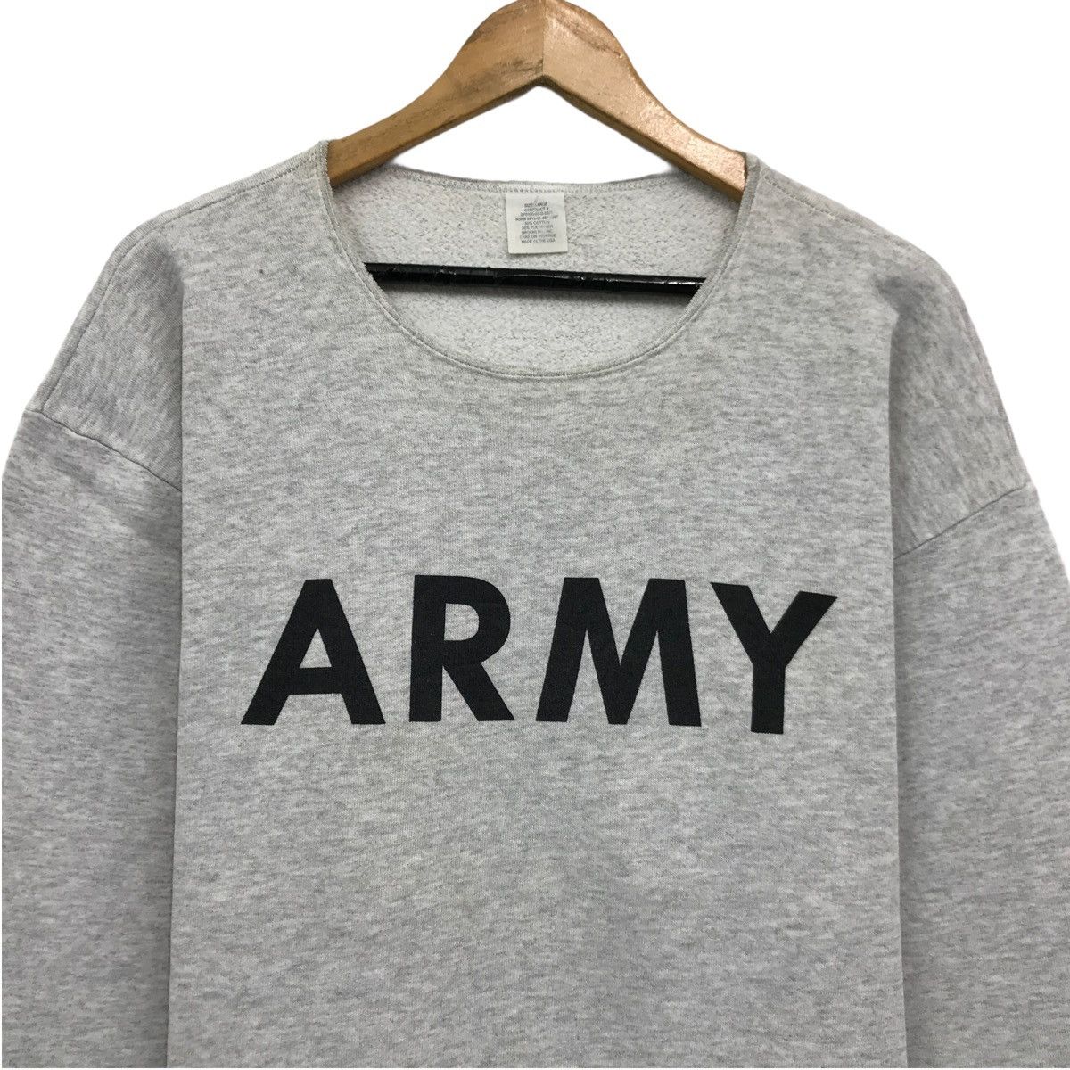 Japanese Brand × Vintage Vintage Army Us Army Jumper Sweatshirt Size US L / EU 52-54 / 3 - 2 Thumbnail
