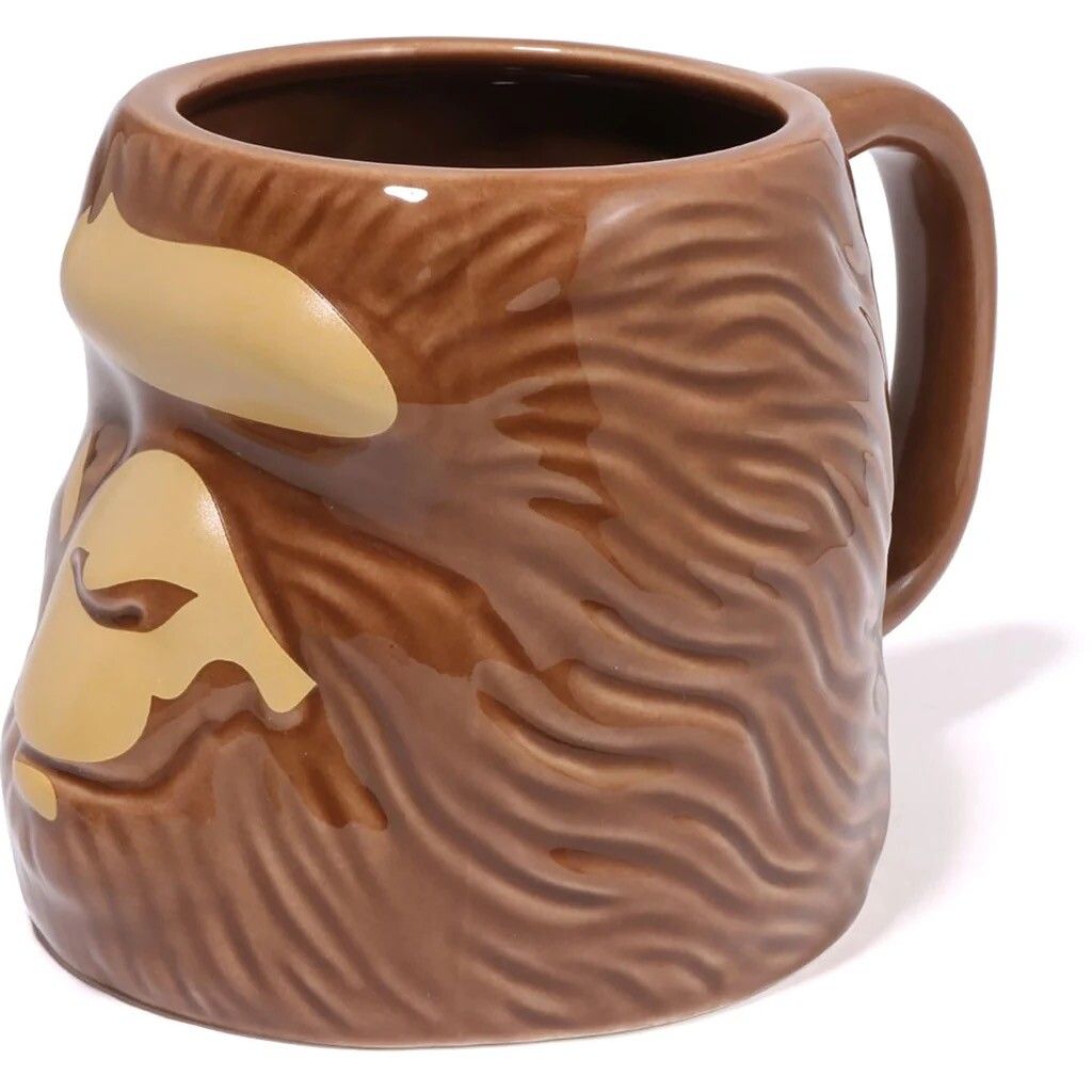 Pre-owned Bape Ape Head Mug In Brown