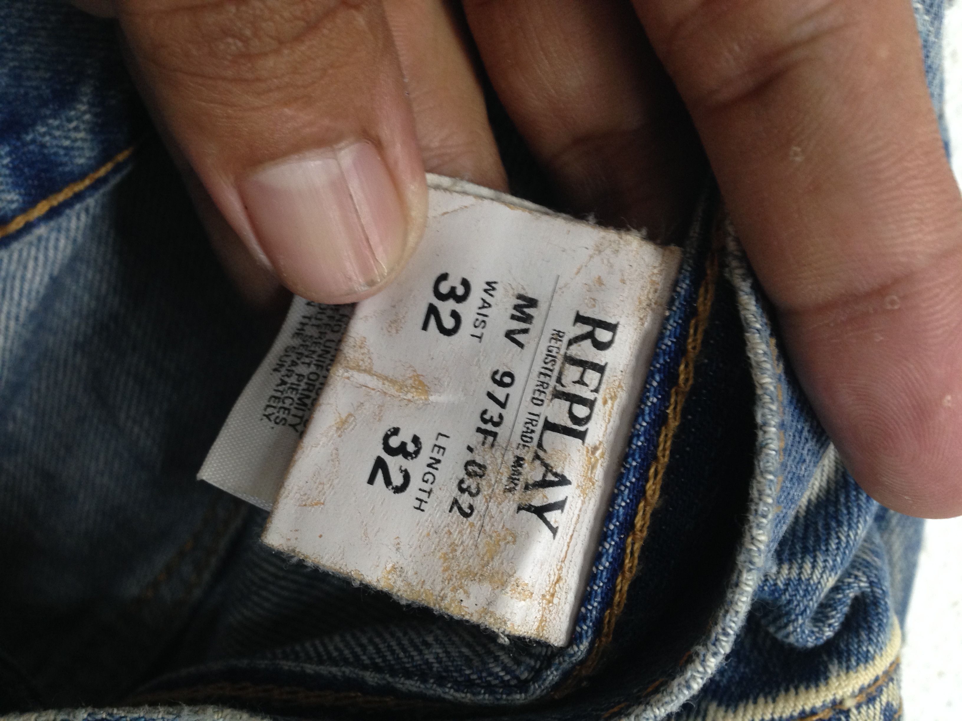 Replay Replay Men's Denim Jeans Size US 32 / EU 48 - 8 Thumbnail