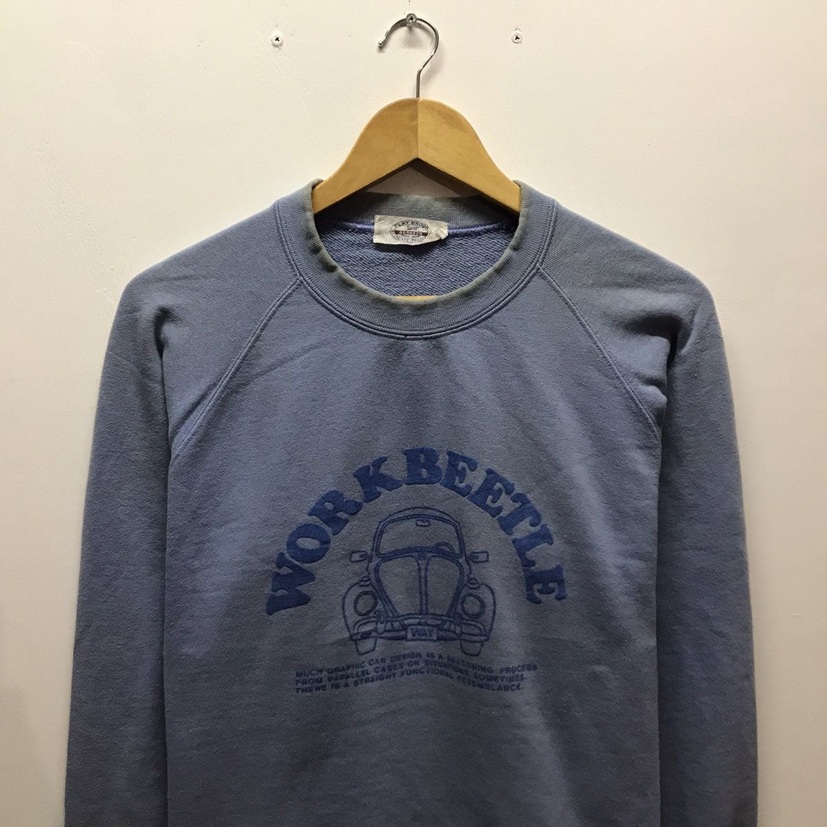 Japanese Brand × Other × Vintage Vintage Volkswagen Sweatshirt CrewNeck Biglogo Work Beetle Size US M / EU 48-50 / 2 - 2 Thumbnail