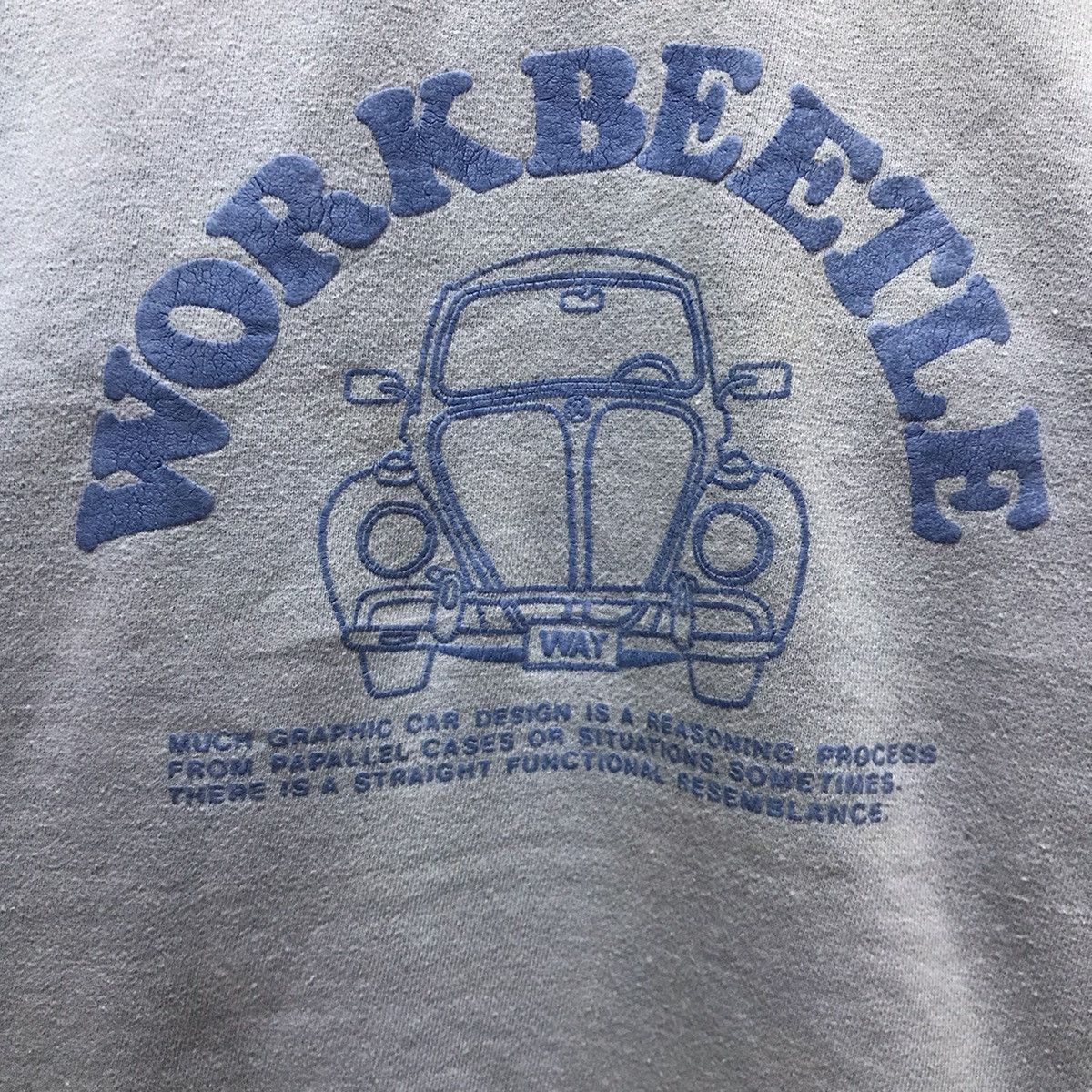 Japanese Brand × Other × Vintage Vintage Volkswagen Sweatshirt CrewNeck Biglogo Work Beetle Size US M / EU 48-50 / 2 - 3 Thumbnail