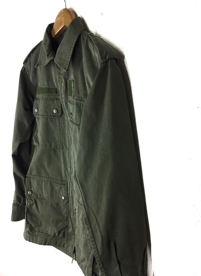 Vintage vintage 1986 France Socovet Military Army Jacket Size US M / EU 48-50 / 2 - 3 Thumbnail