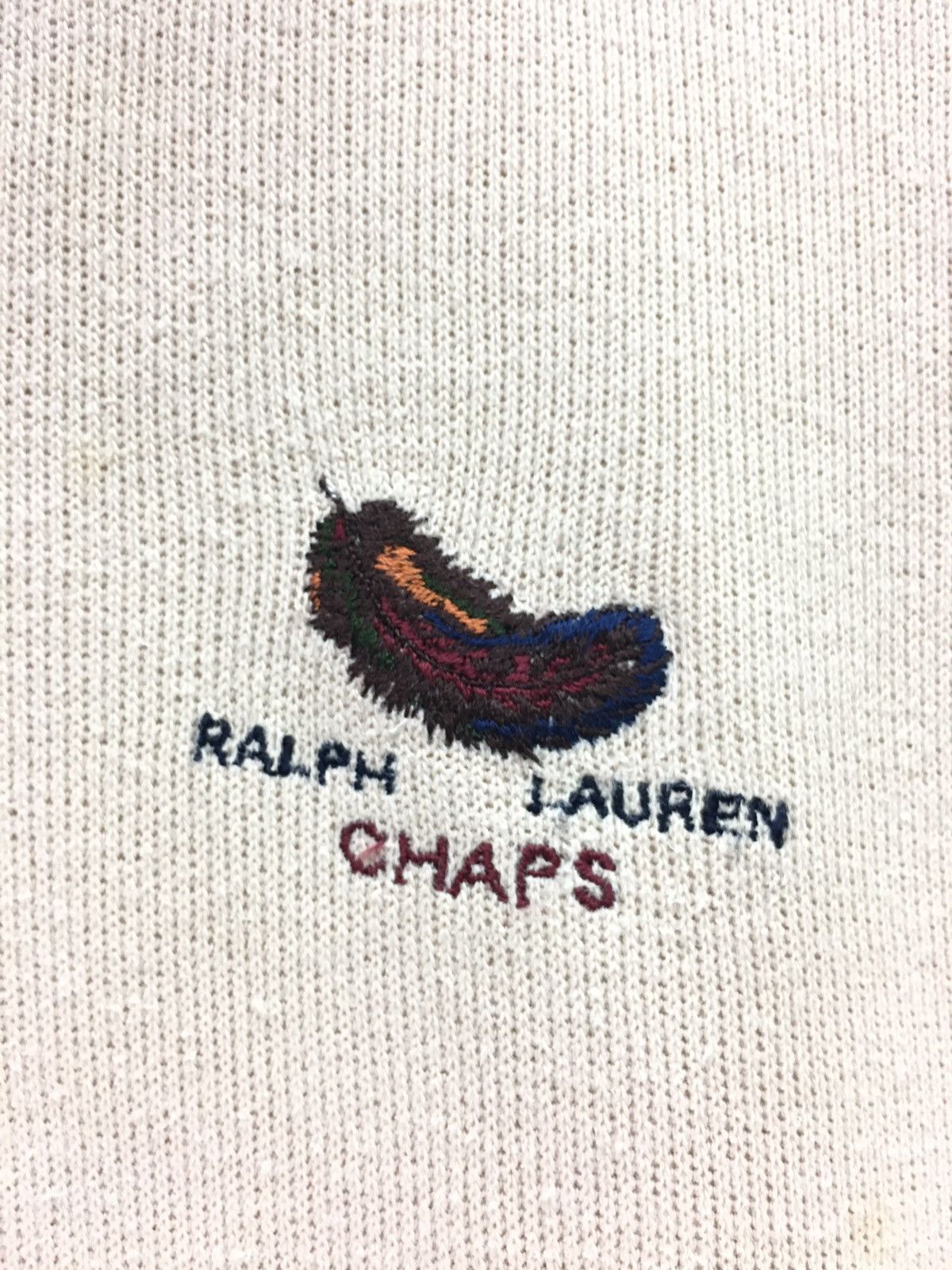 Chaps Ralph Lauren × Ralph Lauren × Vintage Vintage Chaps Ralph Lauren Half Zipper Sweater Size US L / EU 52-54 / 3 - 3 Thumbnail