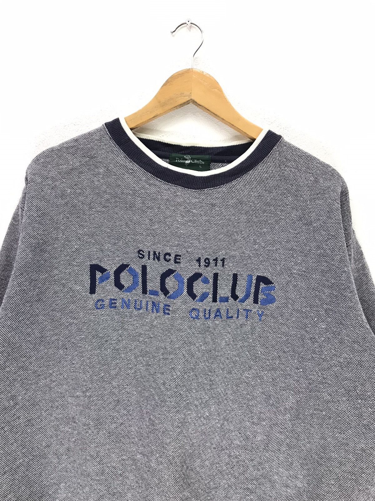 Beverly Hills Polo Club × Vintage Vintage Polo Club Big Logo Sweatshirt Size US M / EU 48-50 / 2 - 2 Thumbnail