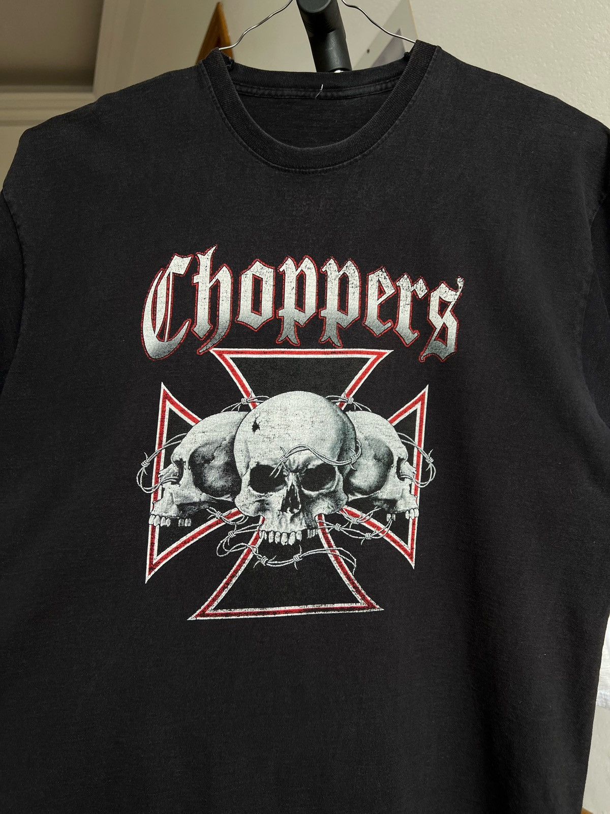 West Coast Choppers Y2K Vintage West Coast choppers cross tee t shirt L rare Size US L / EU 52-54 / 3 - 3 Thumbnail